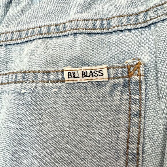 Vintage Bill Blass Mom Blue Jeans Size 12 Petite High Rise Pleat Front Denim - Picture 11 of 16